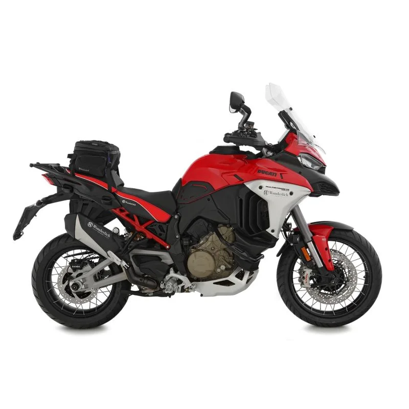 DUCATI Multistrada V4 Ergonomics -"Active Comfort" Passenger Seat - Black-Red