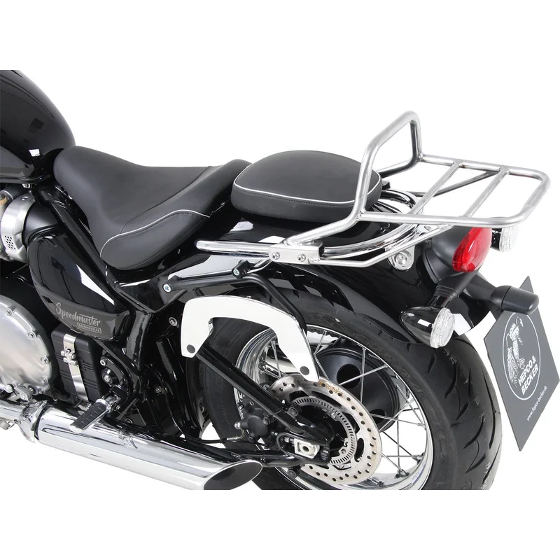Triumph Bonneville SpeedMaster Carrier Topcase - Tubed Carrier - Chrome