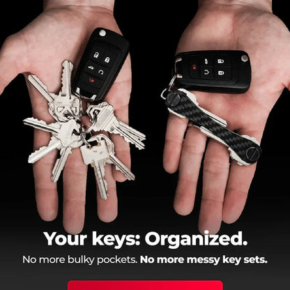 KeySmart® - Original Compact Key Organizer - Carbon Fiber 3k