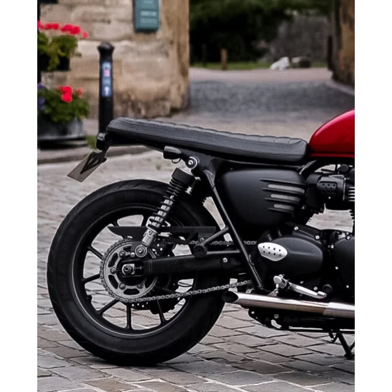 Triumph Bonneville - Side Panels (Ribbed) - Gloss Black