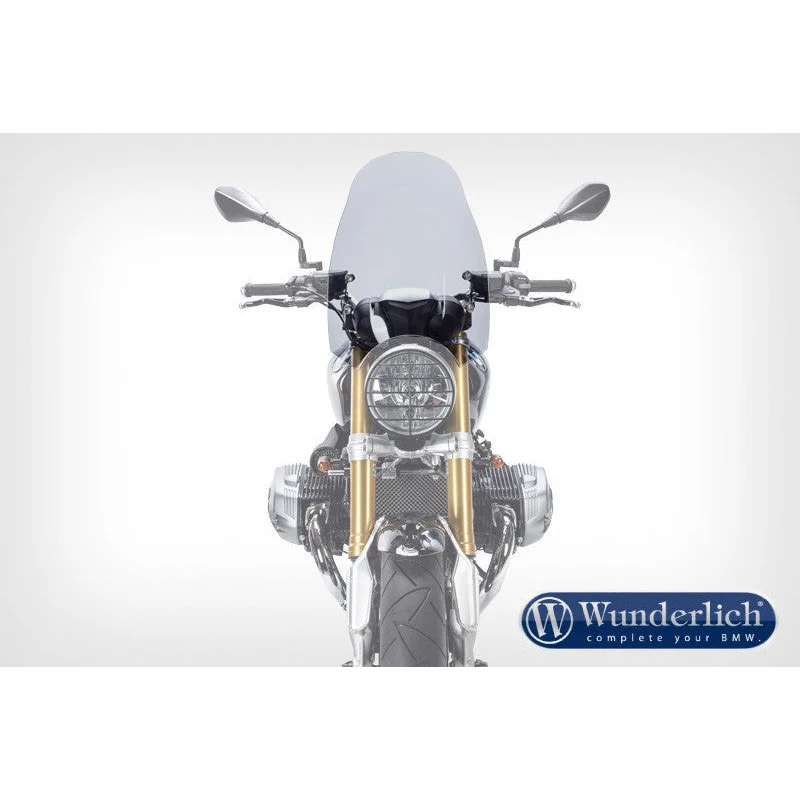 BMW R NineT Screens - Roadster Touring Screen (H:420mm) - Smoked Grey / All R9T ( Except Standard / Classic)