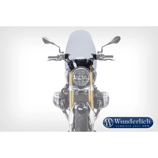 BMW R NineT Screens - Roadster Touring Screen (H:420mm) - Smoked Grey / All R9T ( Except Standard / Classic)