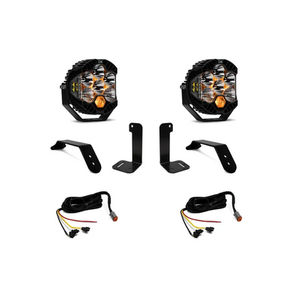 JEEP WRANGLER OE PLASTIC BUMPER LIGHT KIT - LP6 PRO - Clear / Toggle