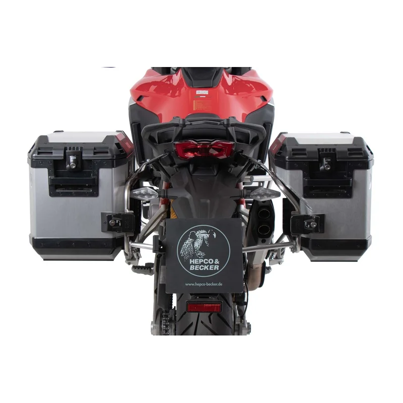 Ducati Multistrada V4 Luggage - Xplorer Cutout - Silver