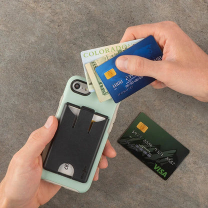 PHONE WALLET - MONEY CLIP - Black