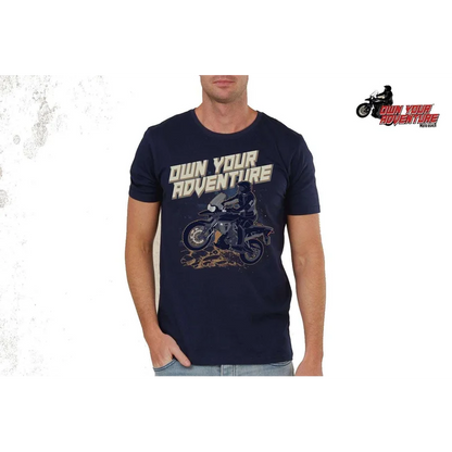 Adventure T-Shirts printed -BLUE - M (Chest 107 Cm) / Blue