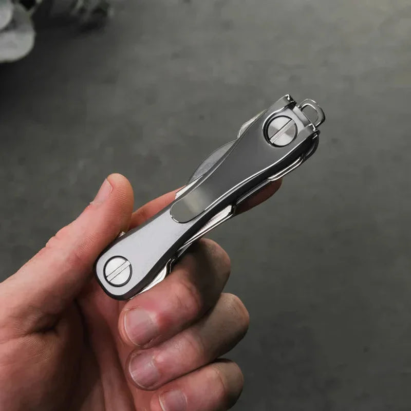 Keysmart Add on - Deep Carry Pocket Clip - Black