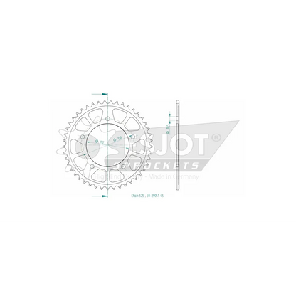 Sprockets Rear (29051-45T) - Esjot
