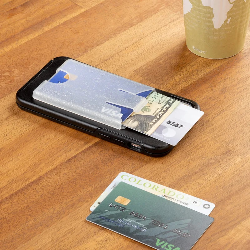 PHONE WALLET - MONEY CLIP - White