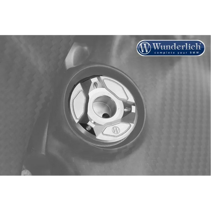 BMW Motorrad Ergonomics - Oil Filler Plug (with key) - Silver