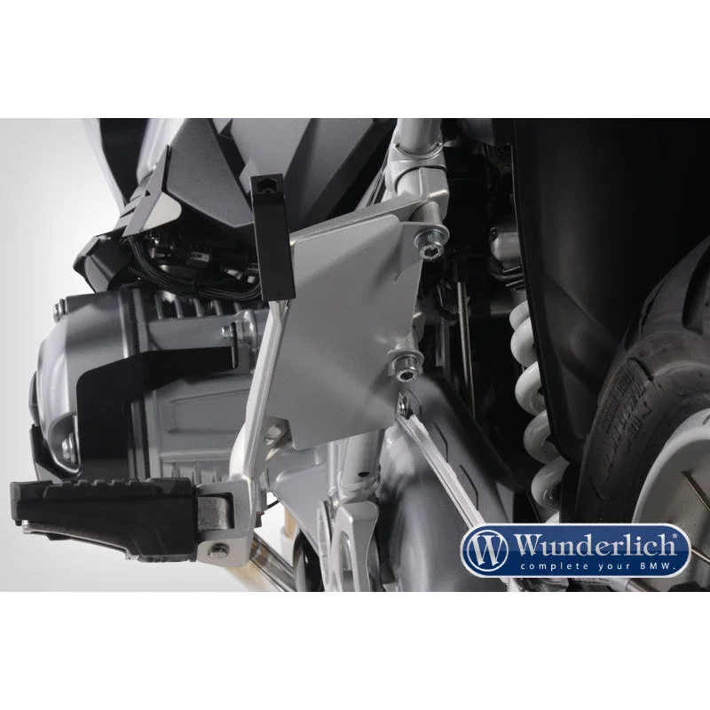 BMW R Series GS Protection - Passenger Seat Recess Cover - Silver