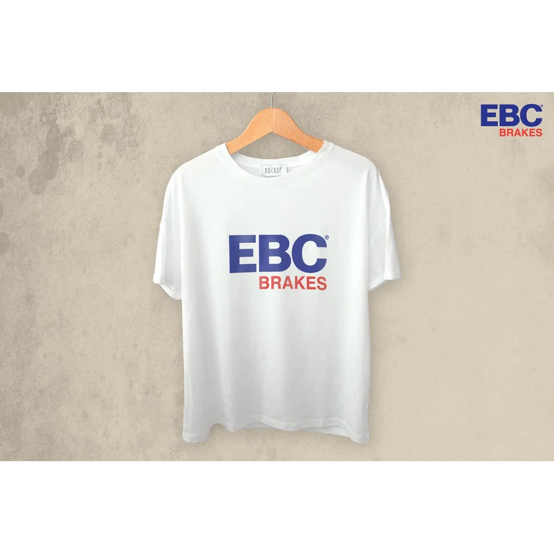 EBC Brakes T-Shirts printed -Grey - XL (Chest 117 Cm)