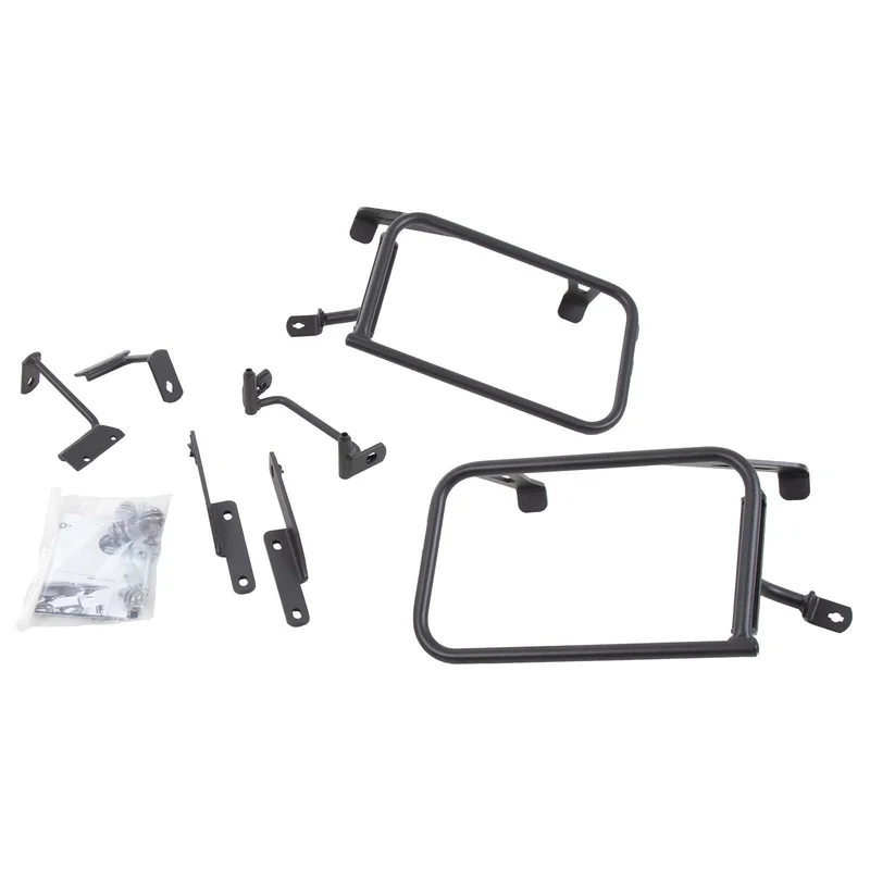 BMW R Series GS Carrier Sidecases - Hepco Becker - Anthracite / Quick Release (Lock It)