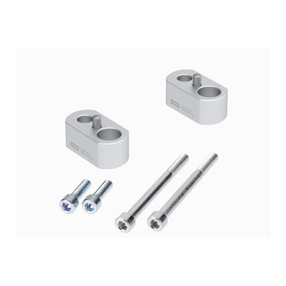 HANDLEBAR RISER - 20mm UP (B20A-20-0-SL) - Silver