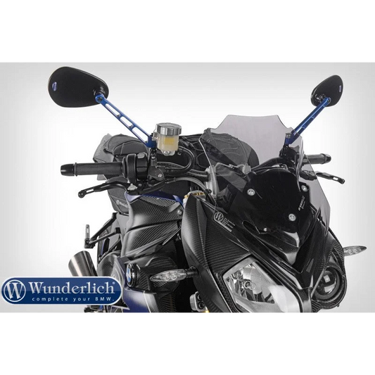 BMW S1000R Screen - Windscreen Touring (H410 W307) - Smoked Grey