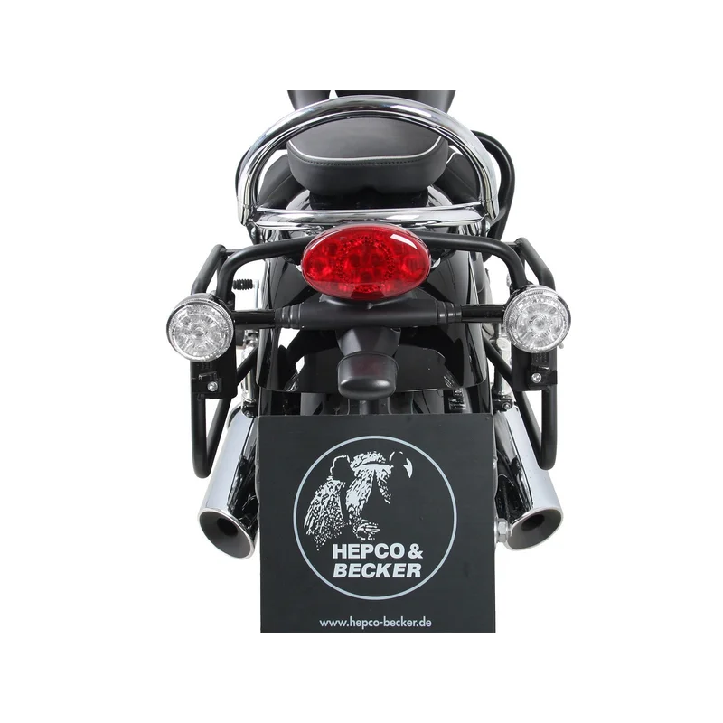 Triumph Bonneville  SpeedMaster Carrier - Sidecases 'Permanent' - Black