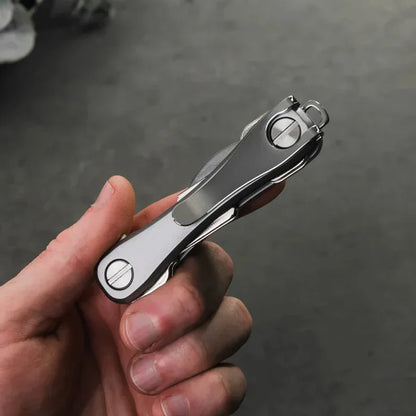Keysmart Add on - Deep Carry Pocket Clip - Silver