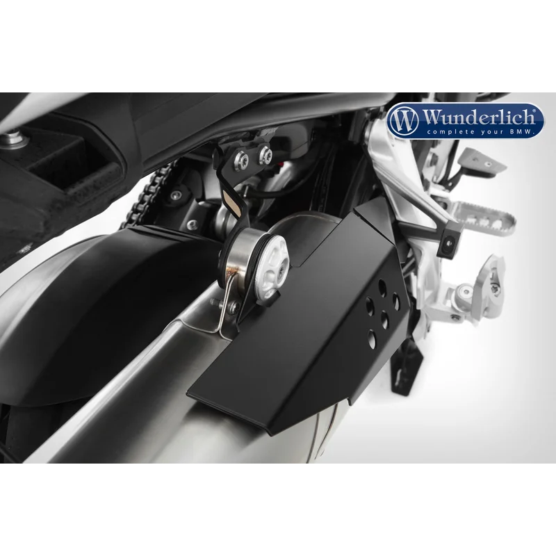 BMW F750 GS / 850 GS Protection - Exhaust Heat Shield - Black
