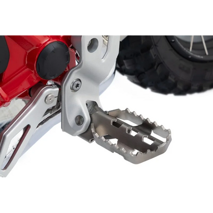 BMW R SER Ergo - Footrests "ULTI: - Silver