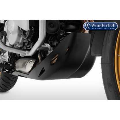 BMW F Series Protection - SKID PLATE (Euro 4) - With original Engine protection plate / Black / Euro 4