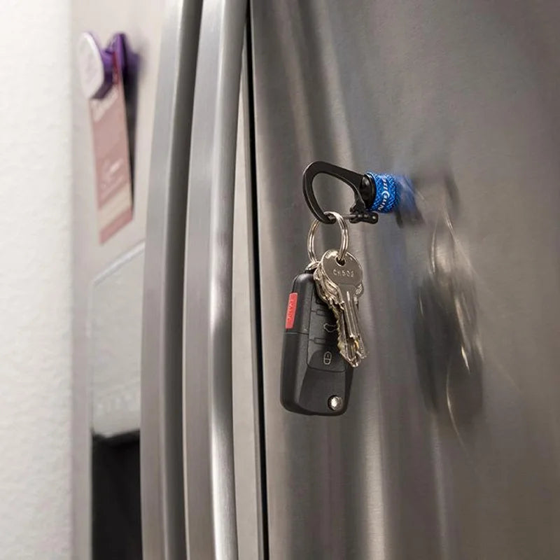 Key holder with Sildelock + 360 Magnetic Locking - Blue