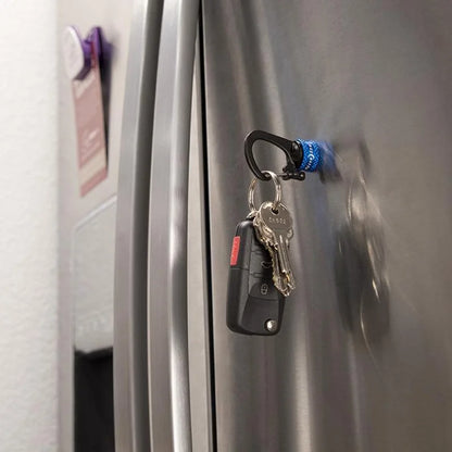 Key holder with Sildelock + 360 Magnetic Locking - Blue
