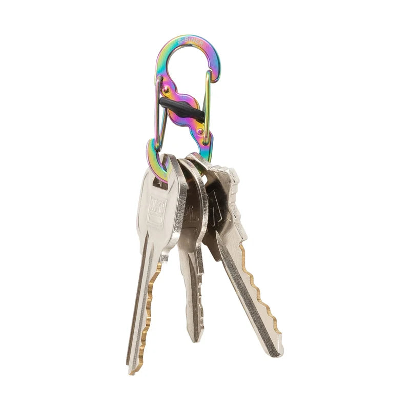 S-BINER MICRO LOCK (SS) - 5N OF MICROLOCK - ASSORTED / Stainless Steel