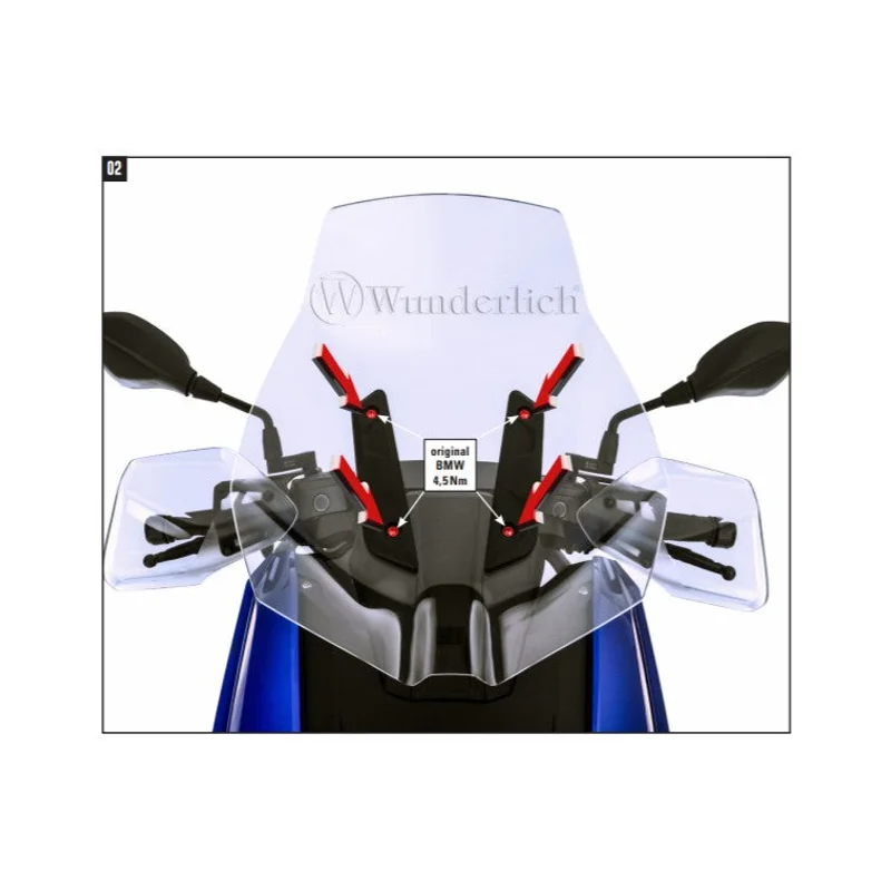BMW C 400 X Ergonomics - Windscreen Marathon
