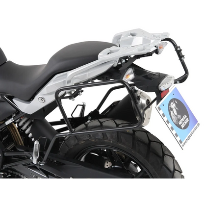 BMW G310GS Carrier - Sidecases - Quick Release (Black) - Black / 2017-2019