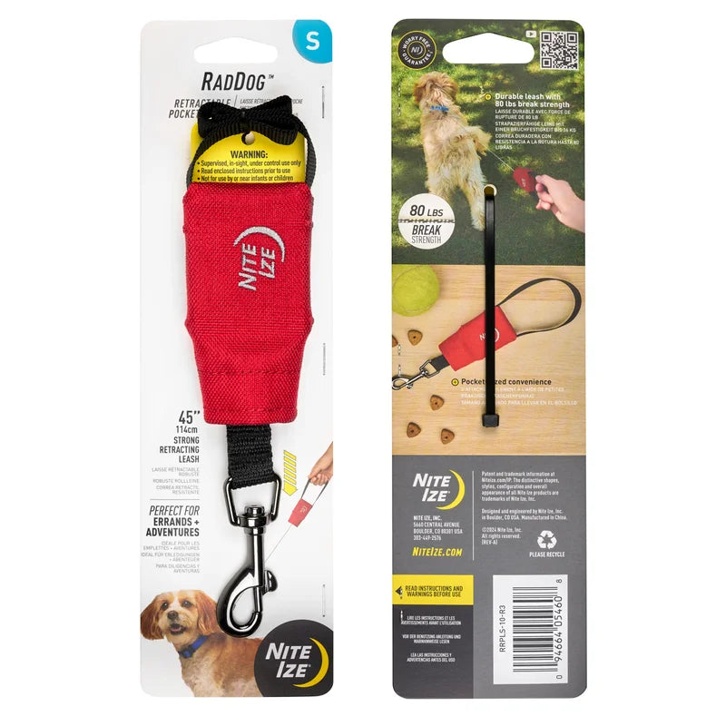 RADDOG RETRACTABLE POCKET LEASH - Large