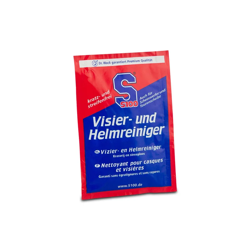 Helmet Maintenance:- Visor and Helmet Cleaner (Pouches)