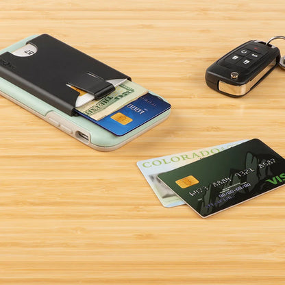 PHONE WALLET - MONEY CLIP - Black