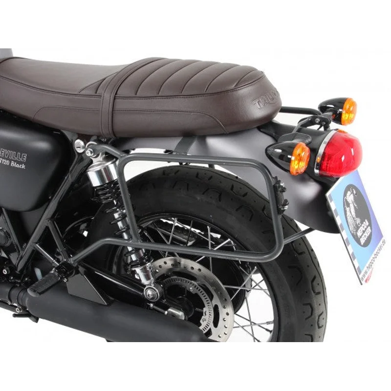 Triumph Bonneville T120 Sidecases Carrier - Permanently Fixed - Chrome