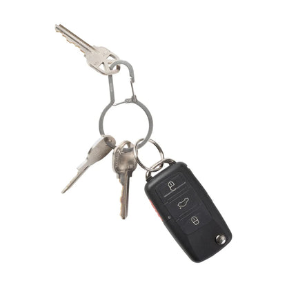 DUAL CHAMBER KEY RING - DUALPASS - Stainless Steel