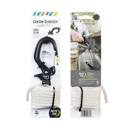 CAMJAM™ SLIDELOCK® ROPE TIGHTENER - Small / 10 Ft. Paracord