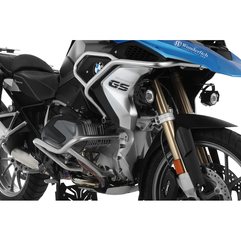 BMW R 1250 GS Protection - Engine Crash Bars "Edition 40 Years GS" - Natural Steel / Stainless Steel