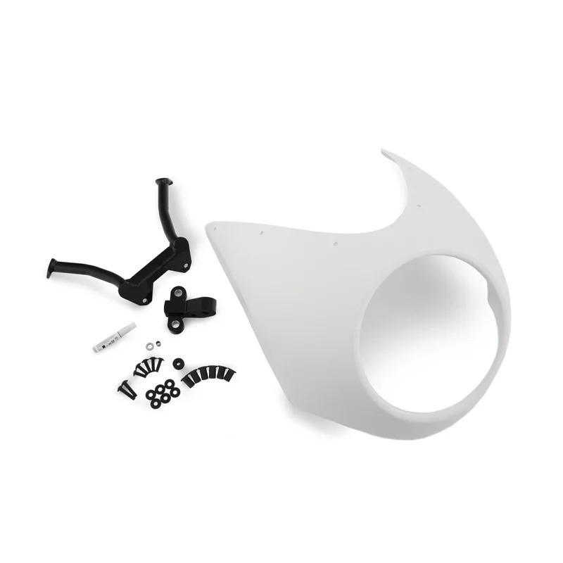 BMW R18 Styling - Cockpit Fairing (Sports) - Black / Yes ( Black / Grey / Clear)