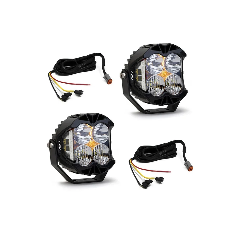 JEEP WRANGLER OE STEEL BUMPER LIGHT KIT - LP4 PRO - Clear / Upfitter