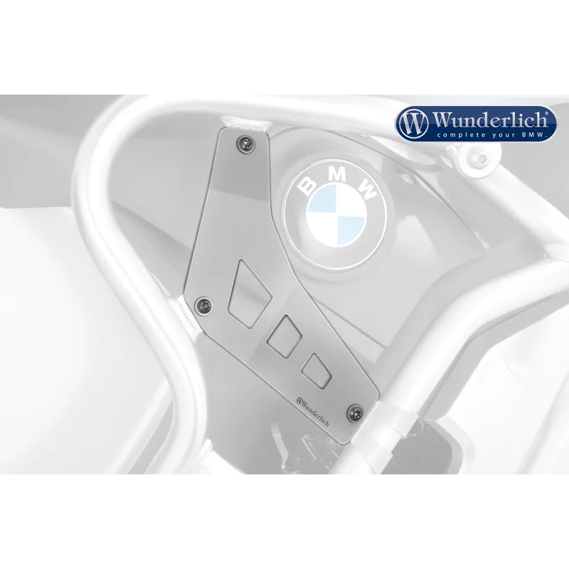 BMW R1250GSA Protection - Filler Plate for Reinforcement Bar - Silver