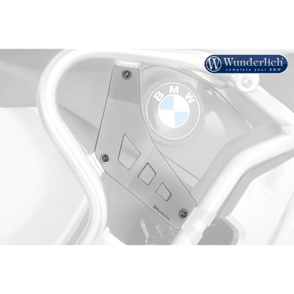 BMW R1250GSA Protection - Filler Plate for Reinforcement Bar - Silver