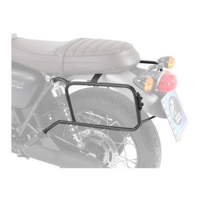 Triumph Bonneville T100 Sidecases Carrier - Permanently Fixed - Chrome