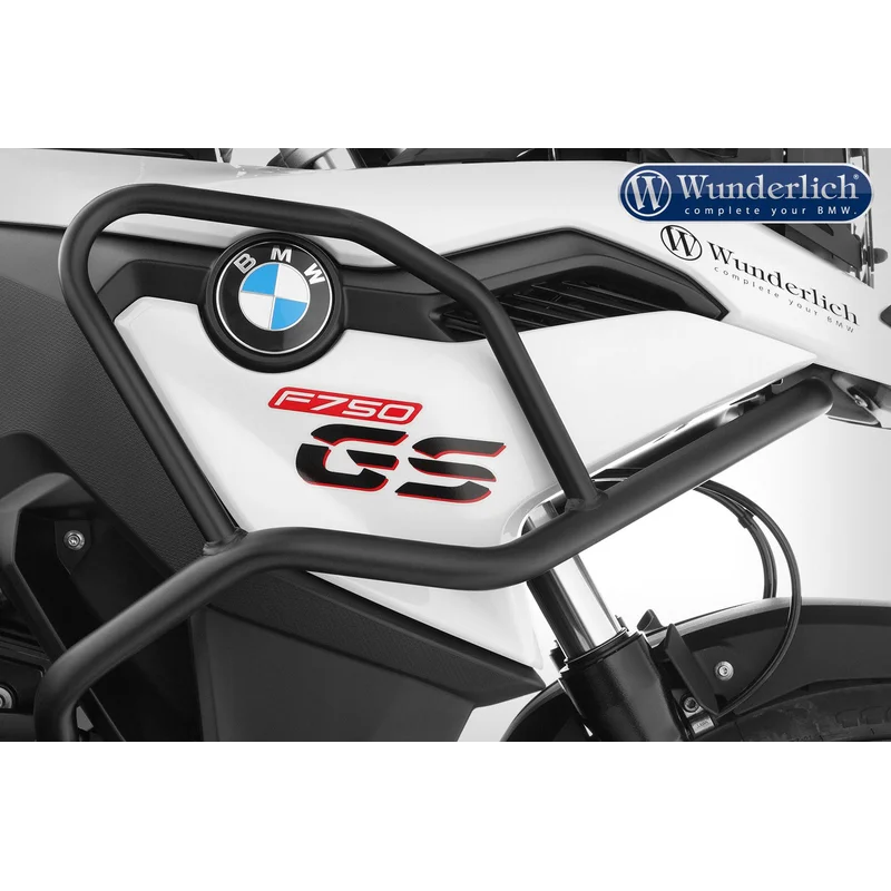 BMW F750GS Protection - "ADVENTURE" Tank Guard (Black) - Black