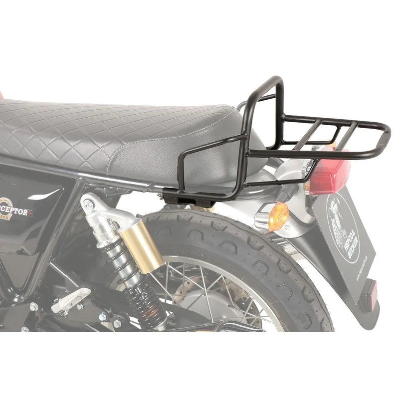 Royal Enfield Interceptor Carrier Topcase - Tubed Carrier - Chrome