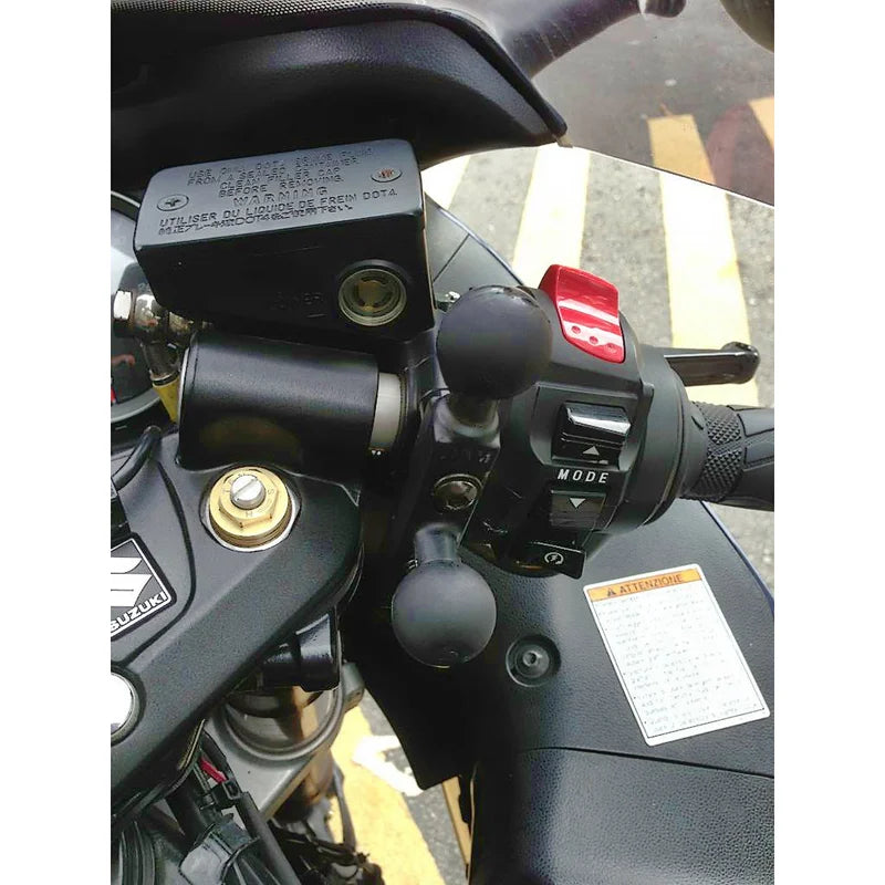 RAM Base - Brake/Clutch Reservoir With Add-On Ball