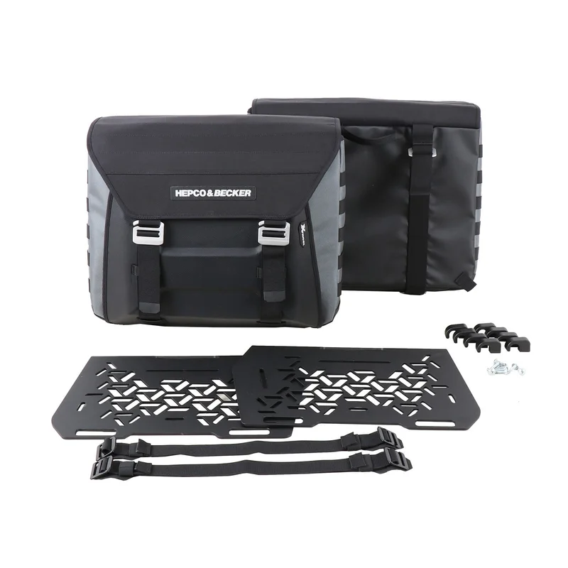 Sidecases 70L Per Pair X Travel (Universal with Plates) - Pair