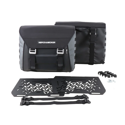 Sidecases 70L Per Pair X Travel (Universal with Plates) - Pair