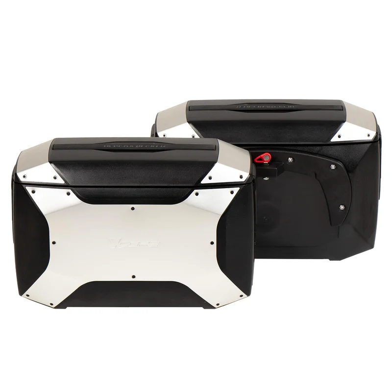 C-Bow Side Cases 36L Per Pair - X Core - Sold as a Pair ( 18L x 2) / Silver