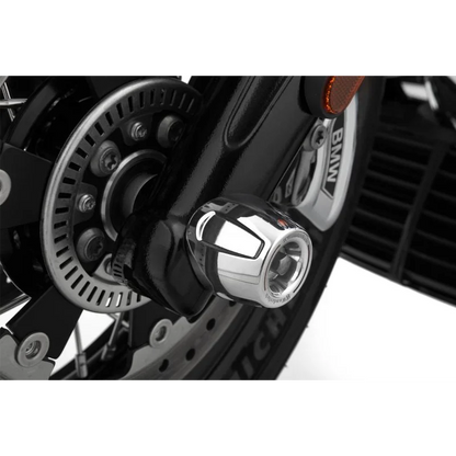BMW R-Series Protection - Slider Axle (Front) - Chrome