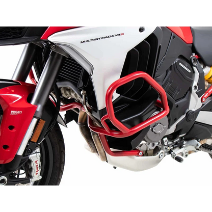 DUCATI MULTISTRADA V4  Protection - Engine Bar - Red