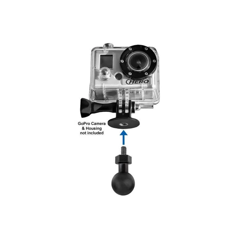 RAM Camera - Thread Post Base 6.35mm - 20 x 6.35mm (1/4"- 20 x .25") - Tough ball